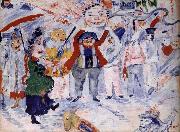 James Ensor Carnival in Flanders oil on canvas